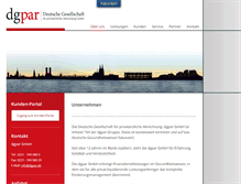 Tablet Screenshot of dgpar.de